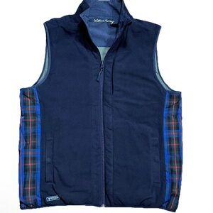 William Murray Mens XL Reversible Golf Vest Blue Green